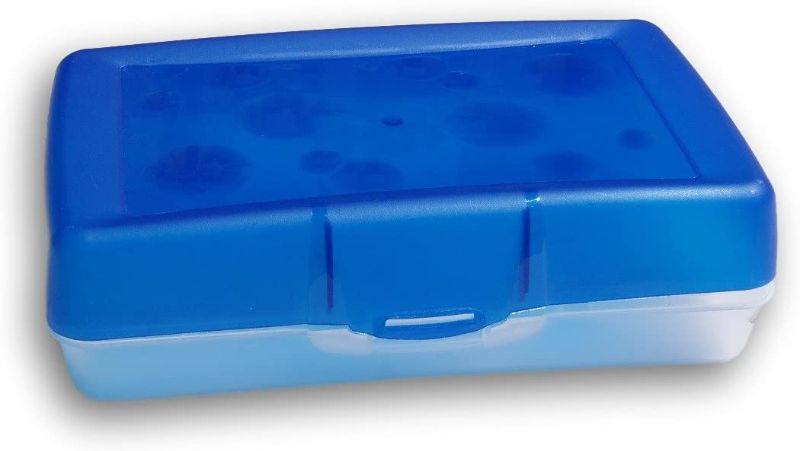 Photo 1 of Storex Blue Bubble Pattern Pencil Case Box
2 pack