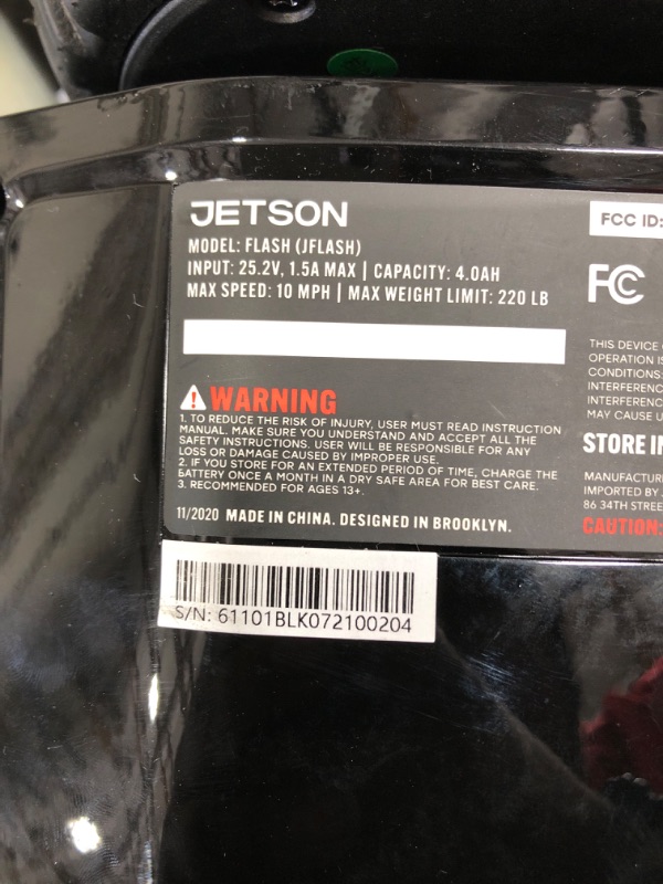 Photo 1 of ***MISSING CHARGER***
Jetson Flash Hoverboard
