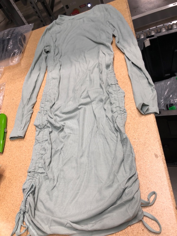 Photo 1 of Light Green Long Sleeve Dress - Small 