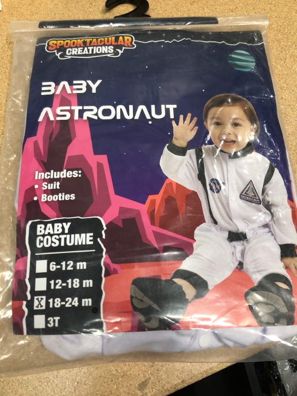 Photo 1 of Baby Astronaut Costume with Suit and Booties- 18-24 months