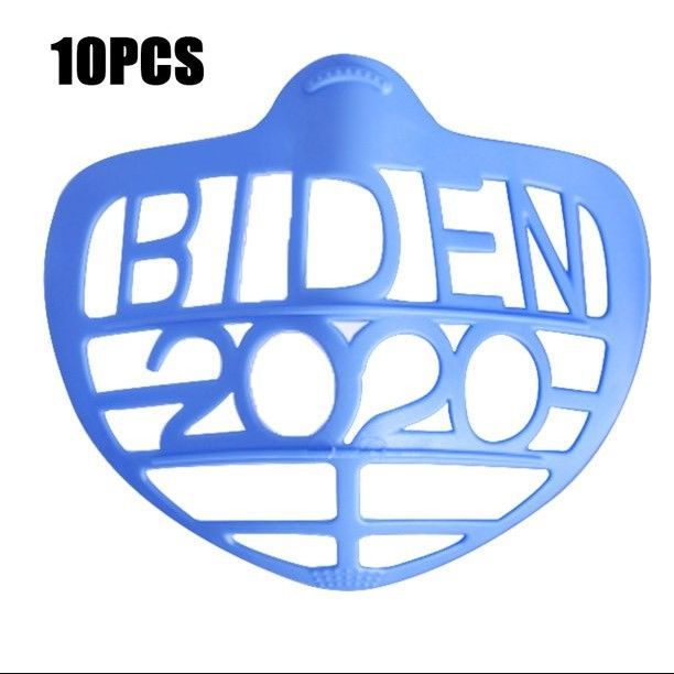 Photo 1 of **SIMIALR TO STOCK PHOTO DIFFERENT COLOR**- White Biden 2020 Face Brackets 5 pks of 10 each 