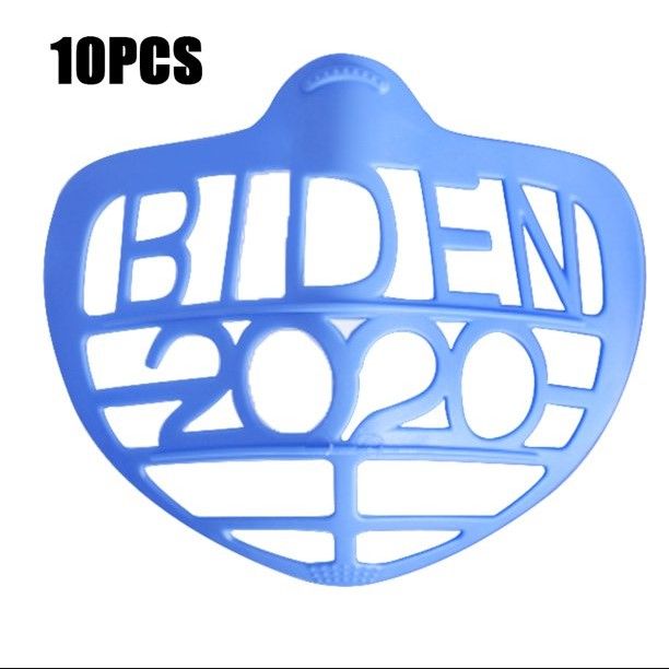 Photo 1 of **SIMIALR TO STOCK PHOTO DIFFERENT COLORs**- White & Blue Biden 2020 Face Brackets 6 pks of 10 each 