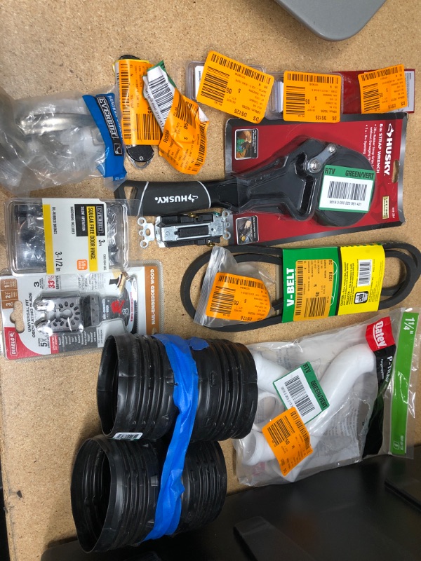 Photo 1 of **NO REFUNDS/RETURNS**- Bundle of Assorted Home Depot Goods: hardware, tools, etc. 