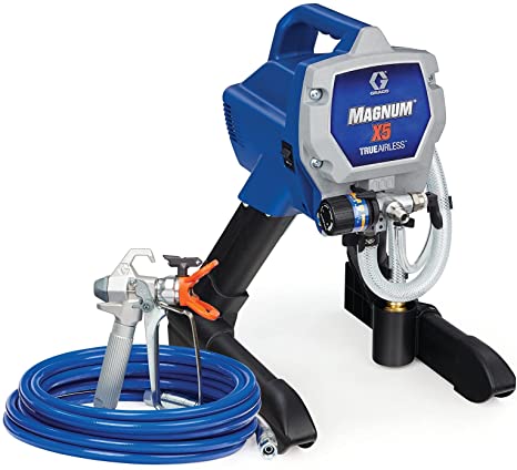 Photo 1 of (DAMAGED LEGS PREVENT LEVEL STANDING)
Graco Magnum 262800 X5 Stand Airless Paint Sprayer, Blue
