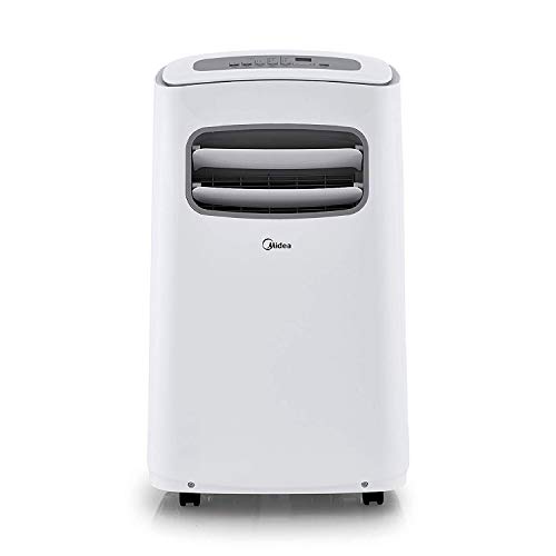 Photo 1 of Midea MAP10S1CWT 3-in-1 Portable Air Conditioner, Dehumidifier, Fan, for Rooms up to 200 Sq Ft Enabled, 10,000 BTU DOE (5,800 BTU SACC) Control with R
