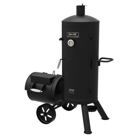 Photo 1 of **MISSING HARDWARE**Dyna-Glo Signature Series DGSS1382VCS-D Heavy-Duty Vertical Offset Charcoal Smoker & Grill
