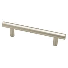 Photo 1 of 6 PACK Liberty
3-3/4 in. (96mm) Center-to-Center Brushed Steel Bar Drawer Pull