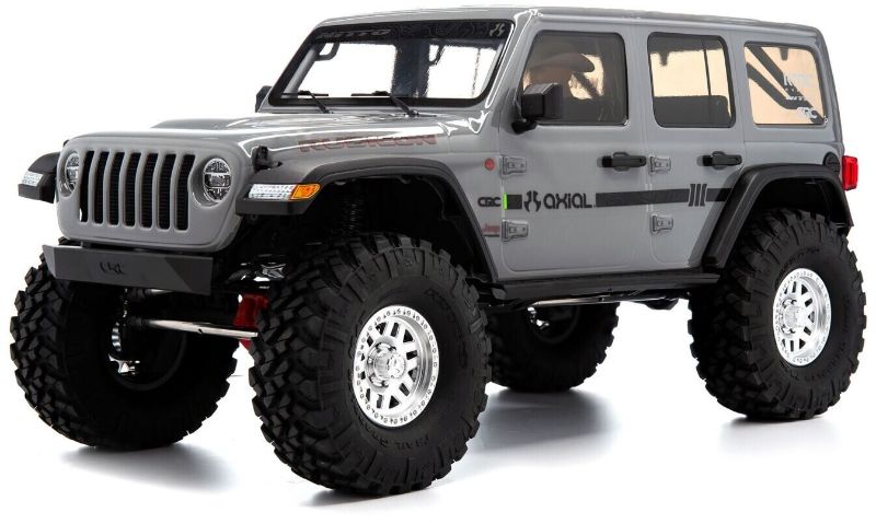 Photo 1 of Axial 1/10 SCX10 III Jeep JLU Wrangler with Portals RTR Gray AXI03003T1
