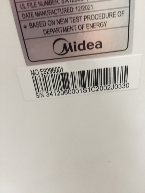 Photo 4 of Midea 8,000 BTU DOE (5,300 BTU SACC) Portable Air Conditioner, Cools up to 175 Sq. Ft., Works as Dehumidifier & Fan, Remote Control & Window Kit Included
