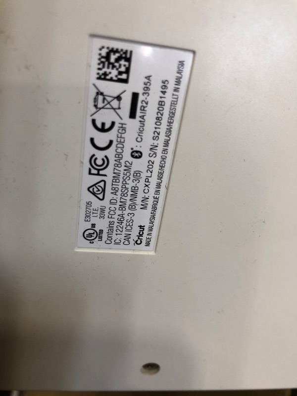 Photo 1 of PARTS ONLY     Cricut Explore Air 2 Craft Cutting Machine - Blue
