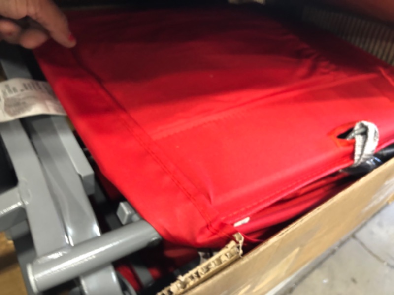 Photo 2 of **AXEL DAMAGE**
 Radio Flyer 3 in 1 EZ Fold Wagon with Canopy - Red