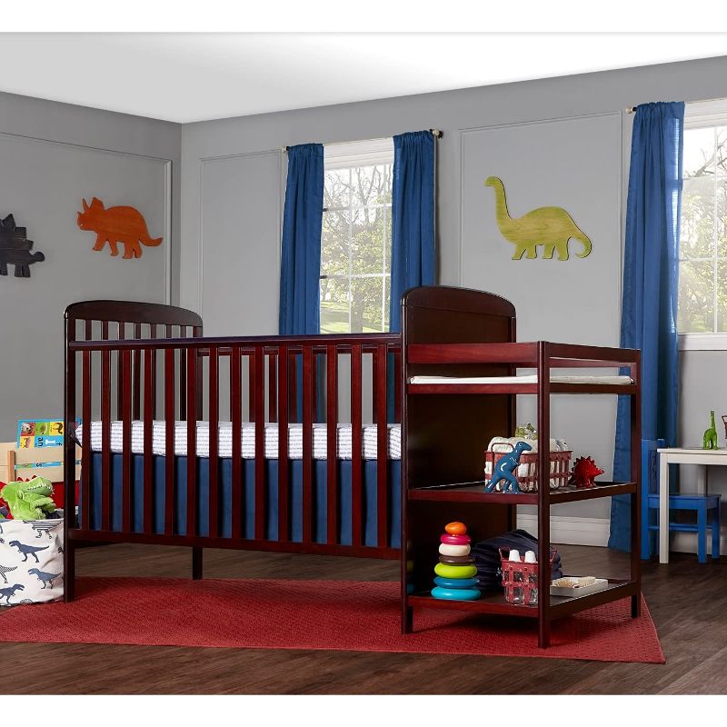 Photo 1 of Dream On Me Anna 3-in-1 Full Size Crib and Changing Table