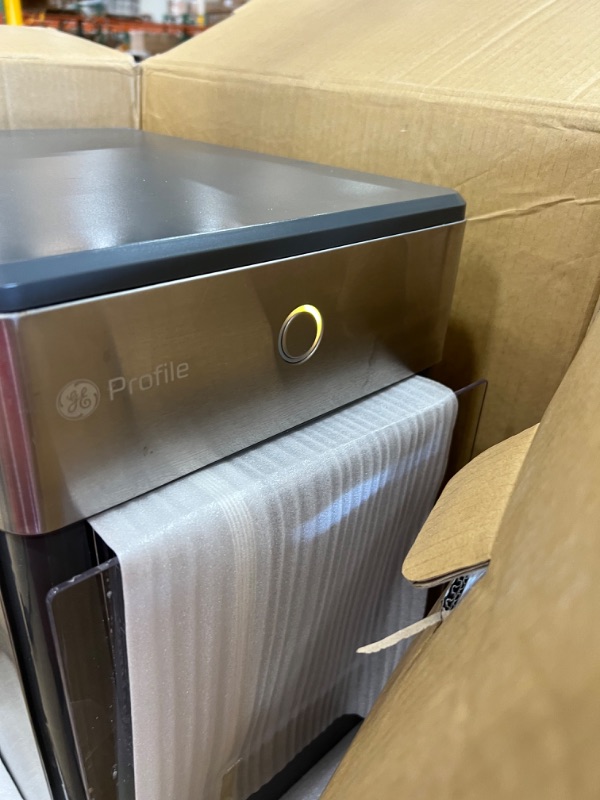 Photo 3 of ***PARTS ONLY*** GE Profile Opal | Countertop Nugget Ice Maker | Portable Ice Machine Complete with Bluetooth Connectivity | Smart Home Kitchen Essentials | Stainless Steel Finish | Up to 24 lbs. of Ice Per Day
