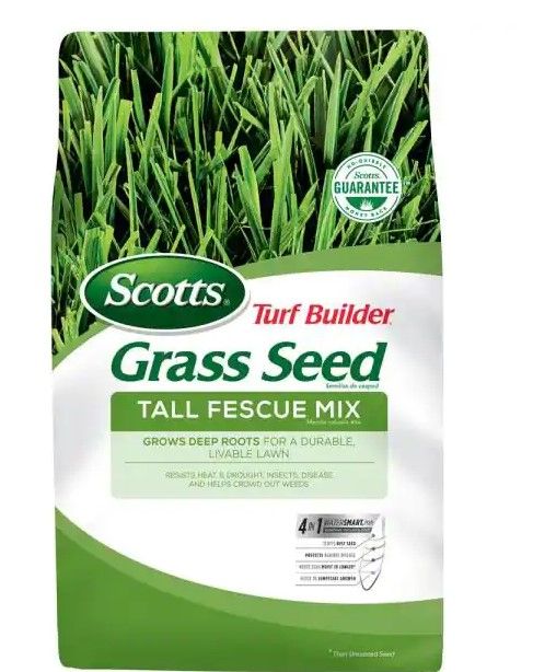 Photo 1 of 20 lb.Turf Builder Grass Seed Tall Fescue Mix Grows Deep Roots for a Durable, Livable Lawn Resistant to Heat and Drought
