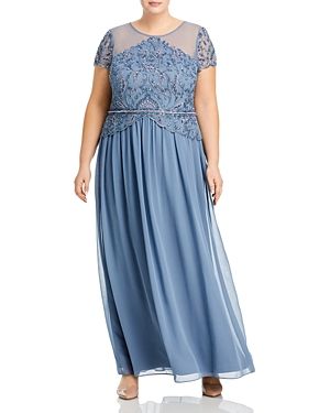 Photo 1 of Adrianna Papell Plus Beaded Bodice Gown
Size: 18W