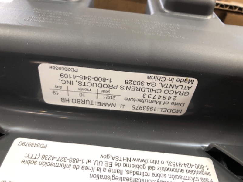 Photo 1 of Graco - TurboBooster Highback Booster Car Seat - Glacier