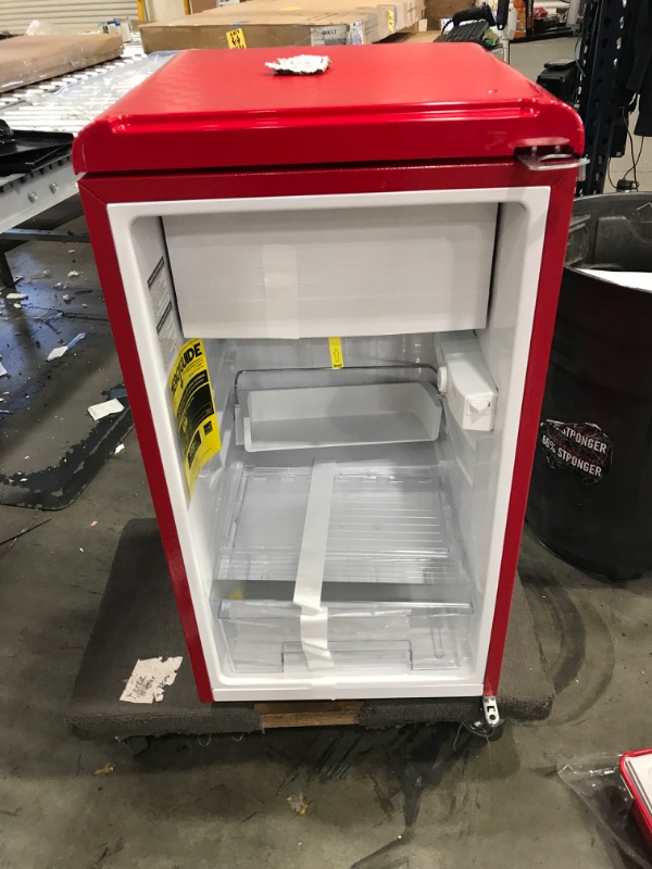 Photo 2 of Kenmore 4.4-Cu. Ft. Retro 1-Door Compact Refrigerator, Red
