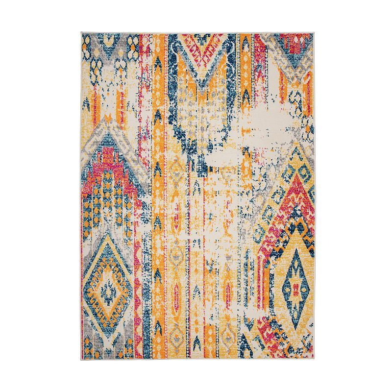 Photo 1 of Bohemian Geometric Modern Multi 7 10 X10 Area Rug
