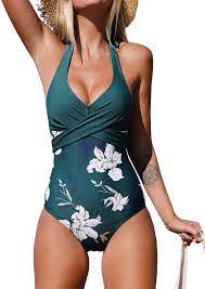 Photo 1 of CUPSHE Women Swimsuit One Piece Bathing Suit Deep V Neck Crisscross Front Self Tie Back Backless
SIZE XS