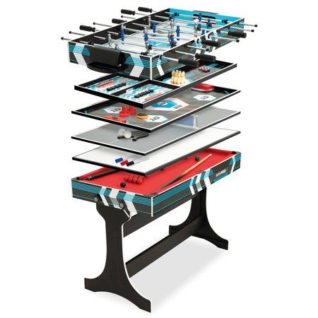 Photo 1 of Hy-Pro Metron 12 Games-in-1 Table Top Game (Pool Foosball Table Tennis Shuffleboard Bowling and More!) - for Kids 5 Years and up
