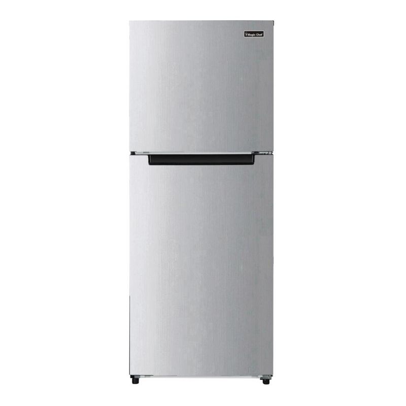 Photo 1 of *MINOR DINGS AROUND FRAME*
Magic Chef
10.1 cu. ft. Top Freezer Refrigerator in Platinum Steel