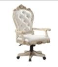 Photo 1 of *HARDWARE MISSING*MISSING ONE WHEEL*
ACME Furniture Gorsedd Antique White Executive Office Chair