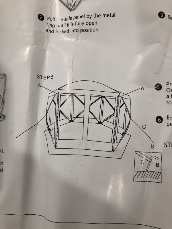 Photo 1 of  8-Person Camping and Outdoors Gazebo Day Tent with Mesh Windows