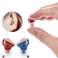 Photo 1 of Mini Invisible Hearing Amplifier Digital Magic Ear Personal Sound Amplifier For Seniors And Adults,Inner-Ear Hearing Amplifier,2 Pcs (Blue&Red)
