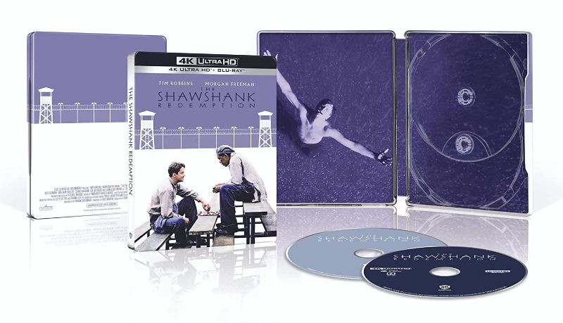 Photo 1 of The Shawshank Redemption (Limited Edition Steelbook) [4K Ultra HD + Blu-ray + Digital HD]