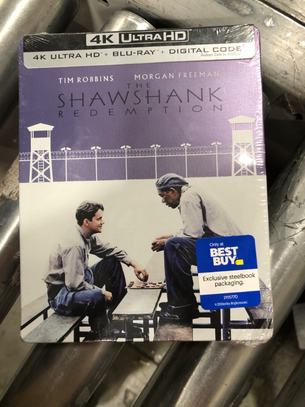 Photo 2 of The Shawshank Redemption (Limited Edition Steelbook) [4K Ultra HD + Blu-ray + Digital HD]