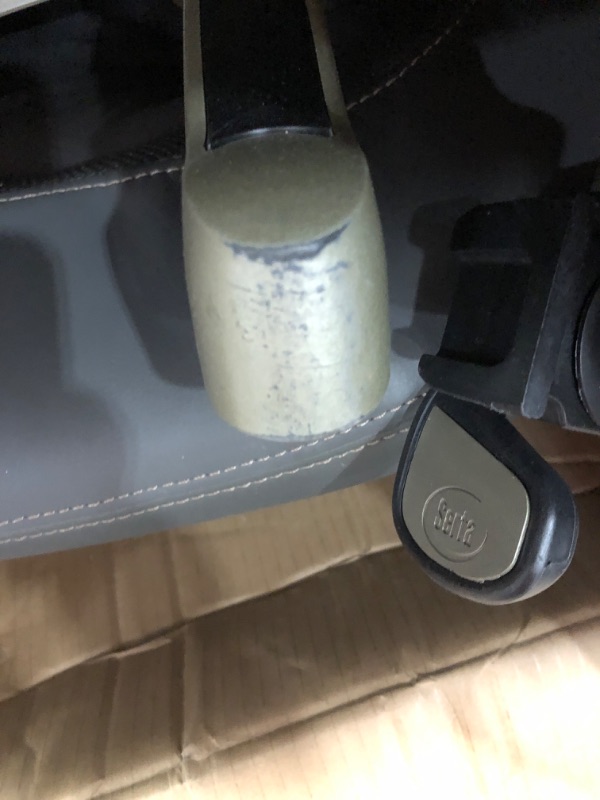 Photo 1 of Serta Ergonomic Executive Office Chair with Back in Motion Technology Gray
