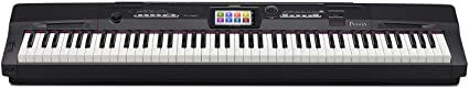 Photo 1 of Casio PX-360BK 88-Key Digital Piano with Power Supply Black large 1
