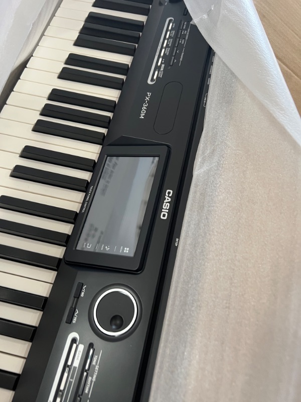 Photo 4 of Casio PX-360BK 88-Key Digital Piano with Power Supply Black large 1
