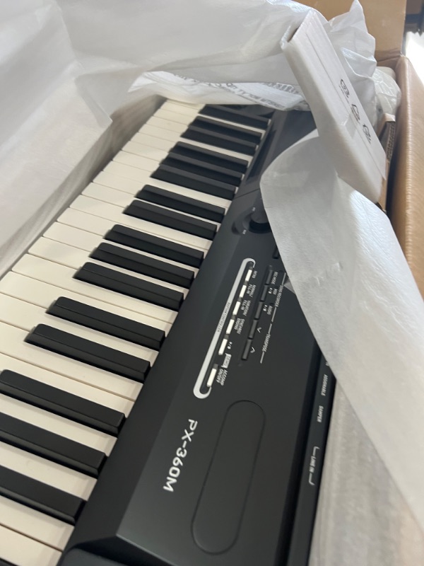 Photo 3 of Casio PX-360BK 88-Key Digital Piano with Power Supply Black large 1
