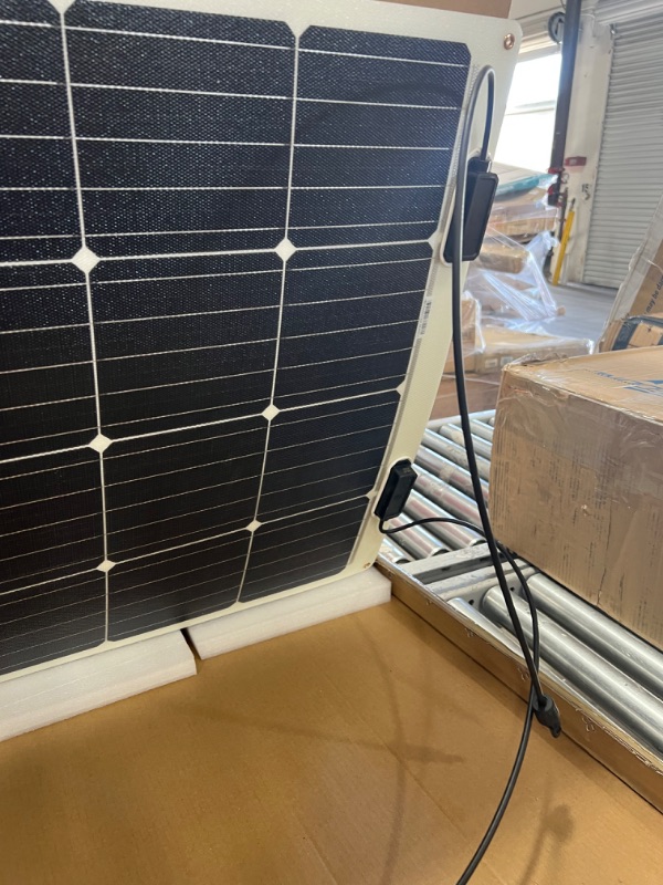 Photo 2 of Renogy Flexible Solar Panel 175 Watt 12 Volt Monocrystalline Semi-Flexible Bendable Mono Off-Grid Charger for Marine RV Cabin Van Car Uneven Surfaces
