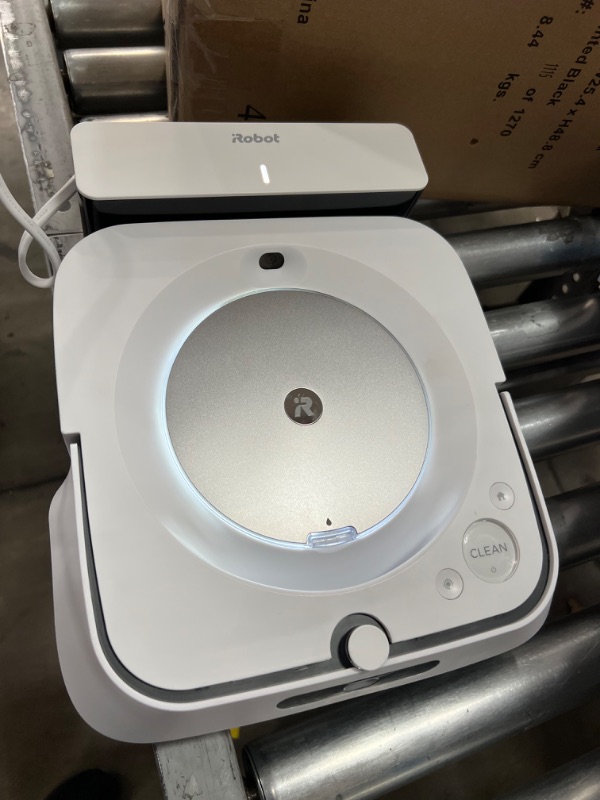 Photo 2 of ***BATTERY DOESNT LAST LONG*** iRobot Braava Jet M6 (6110) Ultimate Robot Mop- Wi-Fi Connected, Precision Jet Spray, Smart Mapping, Works with Alexa, Ideal for Multiple Rooms, Recharges and Resumes
