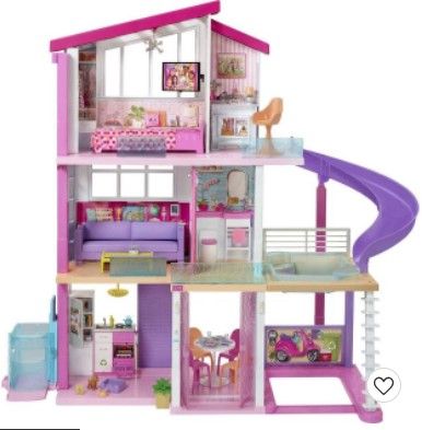 Photo 1 of Barbie Dreamhouse Dollhouse with Wheelchair Accessible Elevator
