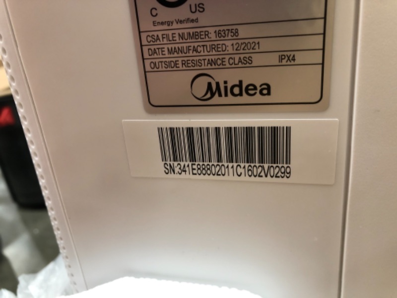 Photo 3 of Midea 8,000 BTU U-Shaped Smart Inverter Window Air Conditioner–Cools up to 350 Sq. Ft., Ultra Quiet with Open Window Flexibility, Works with Alexa/Google Assistant, 35% Energy Savings, Remote Control 21.97 x 19.17 x 13.46 inches

