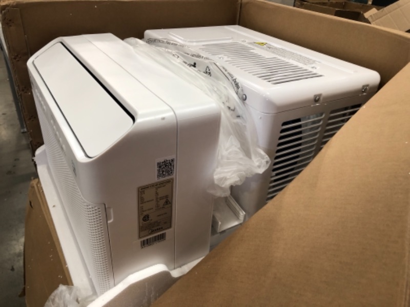 Photo 4 of Midea 8,000 BTU U-Shaped Smart Inverter Window Air Conditioner–Cools up to 350 Sq. Ft., Ultra Quiet with Open Window Flexibility, Works with Alexa/Google Assistant, 35% Energy Savings, Remote Control 21.97 x 19.17 x 13.46 inches

