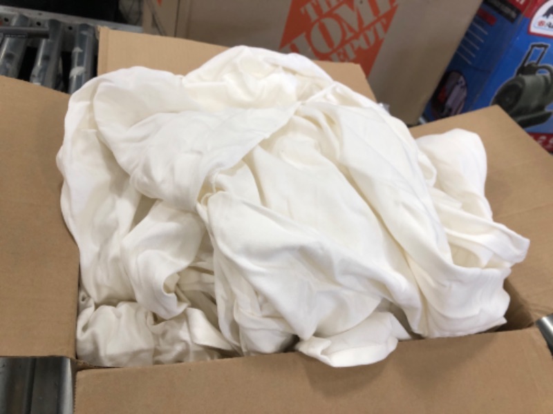 Photo 1 of USED: White linen sofa cover 