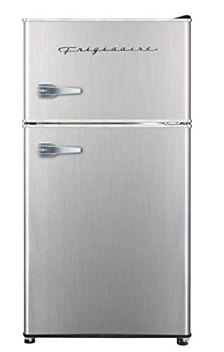 Photo 1 of Frigidaire EFR341, 3.2 Cu Ft 2 Door Fridge and Freezer, Platinum Series, Stainless Steel, Double
