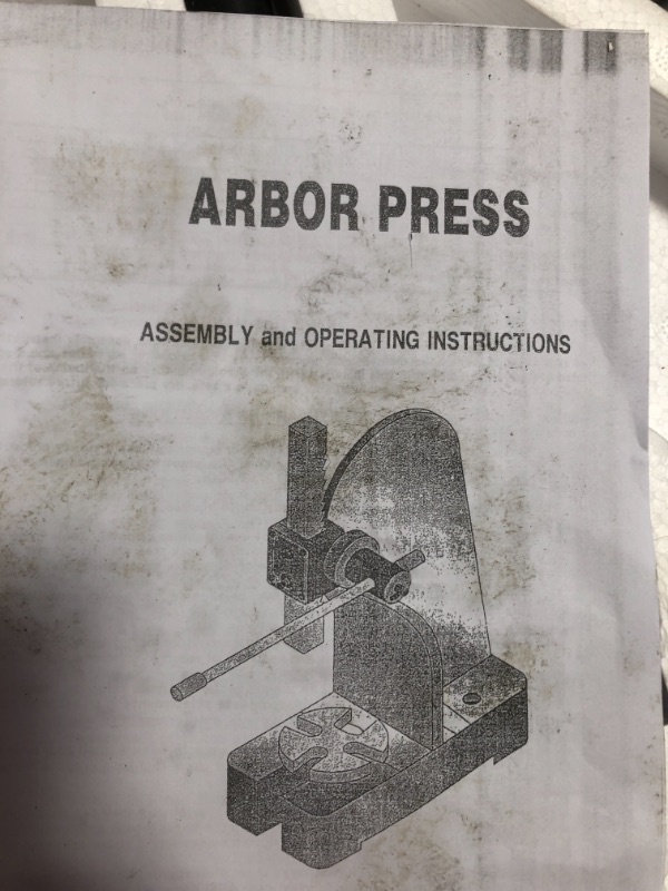 Photo 2 of 1 Ton Arbor Press
