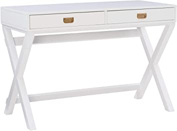 Photo 1 of Linon Desk, White, 44"W x 20"D x 30"H
