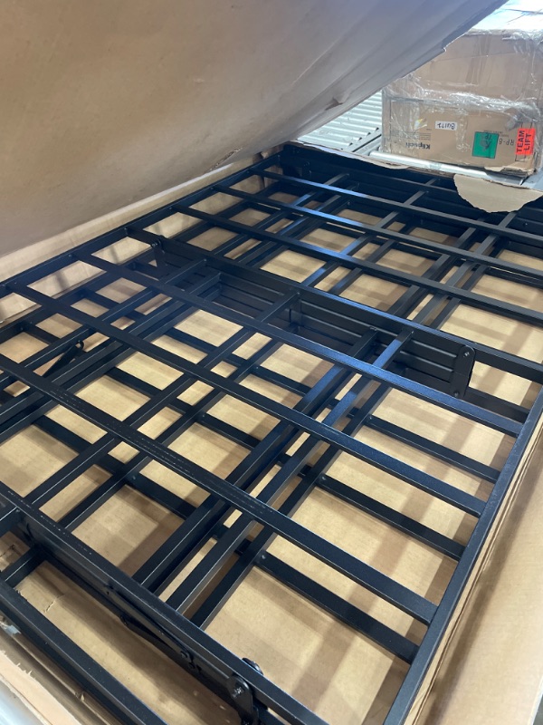 Photo 1 of ZINUS SmartBase Super Heavy Duty Mattress Foundation with 4400lbs Weight Capacity / 14 Inch Metal Platform Bed Frame / No Box Spring Needed / Sturdy Steel Frame / Underbed Storage, Queen