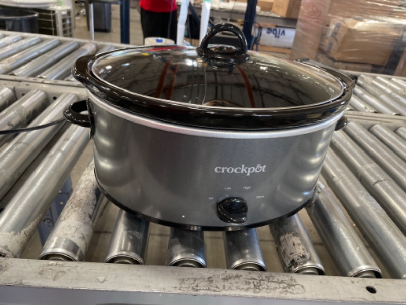 Photo 2 of Crockpot SCV700-KC Crock Pot, 7 quarts, Charcoal
