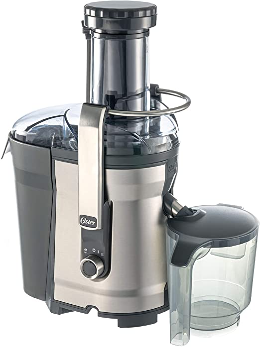 Photo 1 of Oster Easy-to-Clean Professional Juicer, Stainless Steel Juice Extractor, Auto-Clean Technology, XL Capacity, Gray
