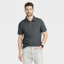 Photo 1 of Men's Short Sleeve Must Have Polo Shirt - Goodfellow & Co™
XL GREY BLACK