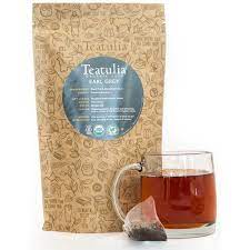 Photo 1 of **** Best Before Jan 24 2025***  No Returns* NO Refunds*** Teatulia Organic Earl Grey Unwrapped Premium Pyramid Tea -- 50 per case
