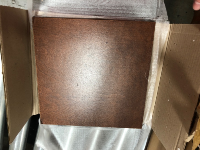 Photo 4 of *DAMAGED* Signature Design by Ashley Laflorn Traditional Chair Side End Table with 2 USB Ports & Outlets, Medium Brown
