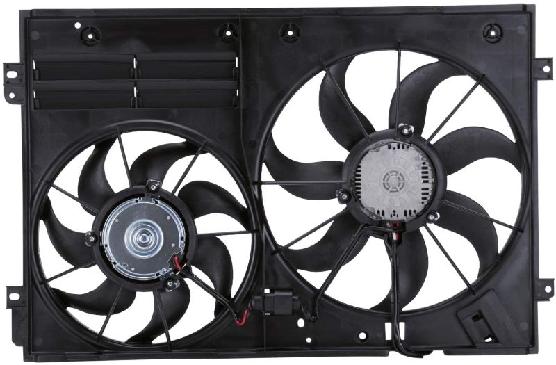 Photo 1 of TYC 621460 Cooling Fan Assembly Compatible with 2012-2015 Volkswagen Passat , Black